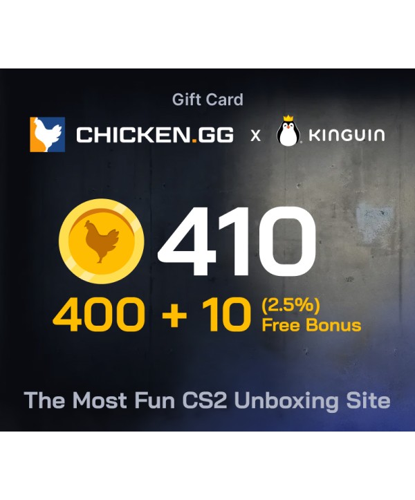 Chicken.GG 400 + 10 FREE Tokens Key GLOBAL